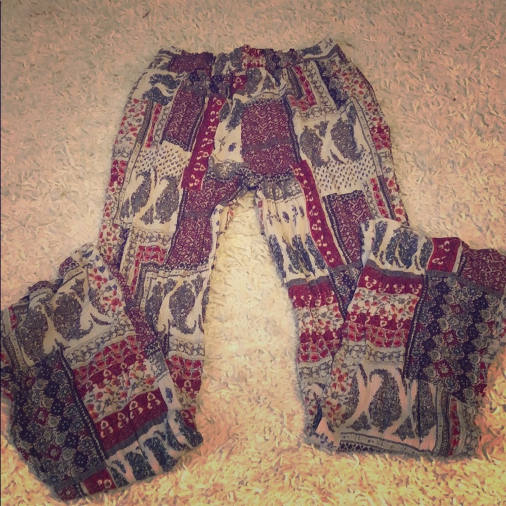 Small flowy pants